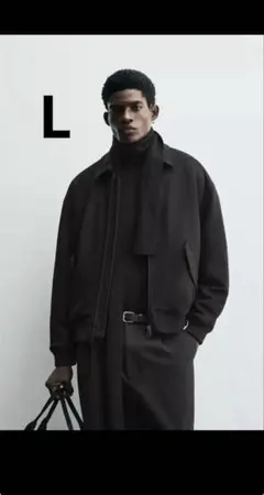 ZARA フェイクスエードキルティングジャケット