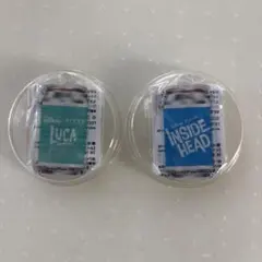 皮克斯展覽會 原創標籤罐附贈鑰匙圈 腦筋急轉彎 盧卡