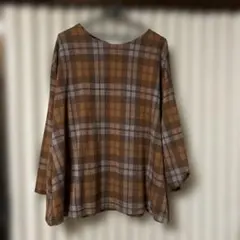 チェック チュニック