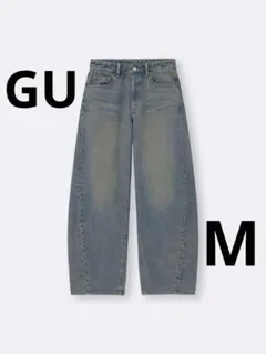 GU　バレルレッグジーンズ　67BLUE　Мのサムネイル