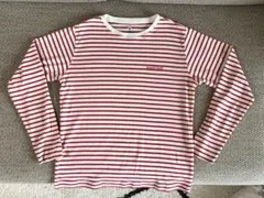 mont-bell カットソー 150cm 赤白ストライプ