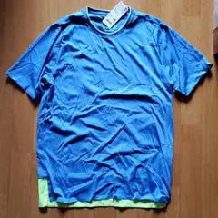 UNIQLO Tシャツ 青 Lサイズ