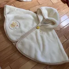 ミキハウス mikihouse ポンチョ フード付き　70-90