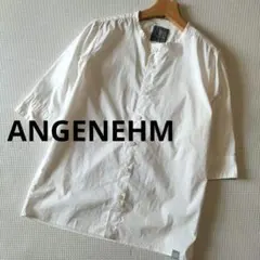 ANGENEHM アンゲネーム　ノーカラー　シャツのサムネイル