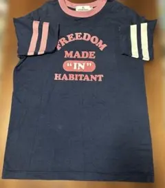inhabitant フリーダム Tシャツ L ネイビーのサムネイル