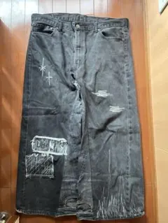 remake luster coating indigo denim - メルカリ