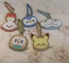 ポケモン　サガラミニポーチ　ポケピース　5つまとめ　セット