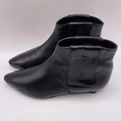 美品✨ラボキゴシワークス　ショートブーツ22.5cm ブラックのサムネイル