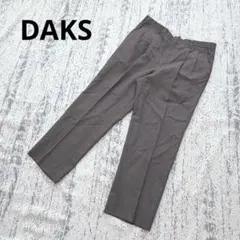 ダックス メンズ スラックス ダークグレー センタープレス ビジネス シンプルのサムネイル