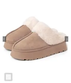 GRL 厚底ムートンスリッポン 24.5cm