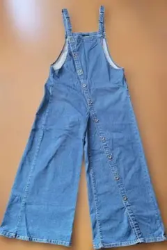 インディマーク デニムオーバーオール サロペット ワイドデニム