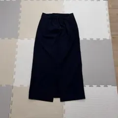 GU ネイビー ナローロングスカートZ Sサイズ