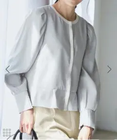 ROPÉ PICNIC ジャケットみたいに着れるブラウス　ペプラム