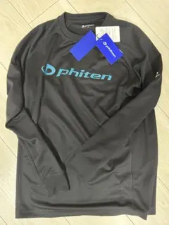 phiten 黒 長袖Tシャツ