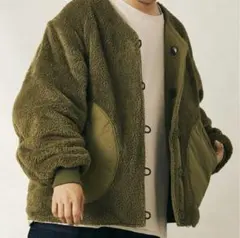 ARMY TWILL/アーミーツイル　別注 リバーシブル ノーカラーブルゾン