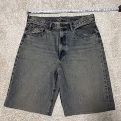 ハーフパンツ　デニム　リメイク