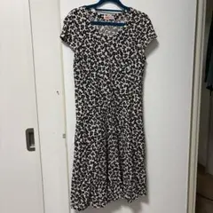 マリメッコ似　お花柄　ワンピース　裏地なし