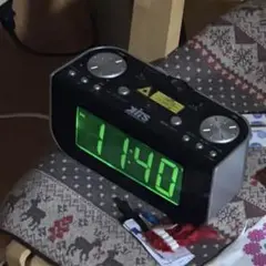 イツワ クロックラジオ KCR01G プロジェクター搭載 時計 デジタル時計