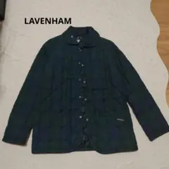 LAVENHAM キルティングジャケット Mサイズ グリーン・ブルー