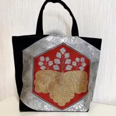 帯リメイク　ミニトートバッグ　286