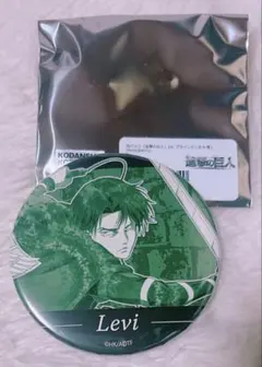 新品 進撃の巨人 リヴァイ Final season 缶バッジ