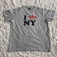adidas 90s NY限定 Tシャツ 日本未発売 グレー