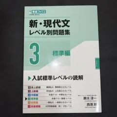 新・現代文レベル別問題集③標準編　新品同様
