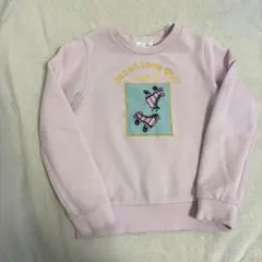 JENNI love 薄紫トレーナー　130センチ　女の子