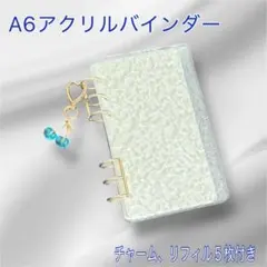 アクリルバインダー 貯金 A6 リフィル 貯金バインダー　韓国　文具 推し活