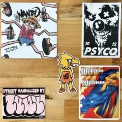 ① グラフィティー ステッカー 5枚セット graffiti グラフィティ