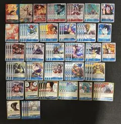ワンピースカードゲーム　ポートガスDエース赤青　白ひげ海賊団　デッキパーツ