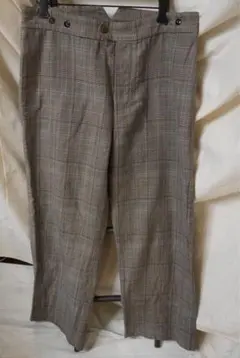 frank leder チェック柄 スラックス メンズのサムネイル