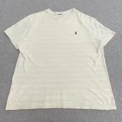 C422 Polo Ralph Lauren VネックTシャツ ライトベージュ