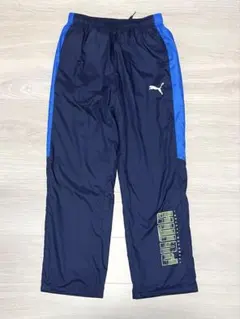 PUMA ネイビー ウインドブレーカー　パンツ　160