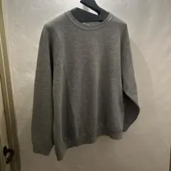 FRUIT OF THE LOOM グレー ラグランスリーブ スウェット