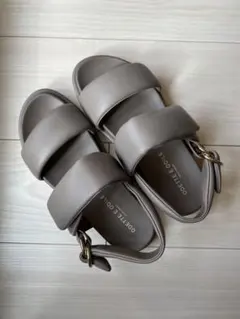 Odette e Odile グレー ストラップサンダル　36（23cm）