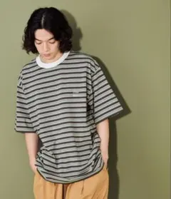 CITEN ランダムボーダーTシャツ　M