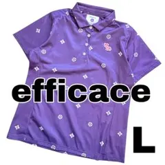 【美品】エフィカス レディースゴルフウェア ポロシャツ L