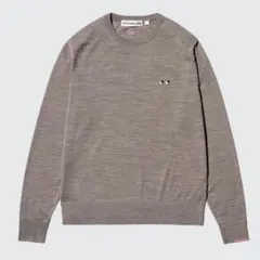 ⭐︎新品⭐︎未使用タグ付き⭐︎メリノクルーネックセーター⭐︎ブラウン⭐︎XL⭐︎