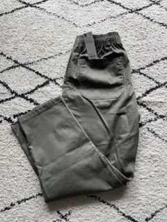 新品 2290円 GU chef pants シェフパンツkhakiカーキ