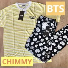 BT21 CHIMMY ストライプ 半袖シャツ ルームウェアセット 新品 ジミン
