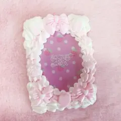 ホイップデコ 硬質ケース 量産型 ピンク りぼん 肉球 かわいい