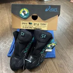 ✅️ 当時 デット 2002年 新庄剛志 メジャー アシックス MLB スパイク
