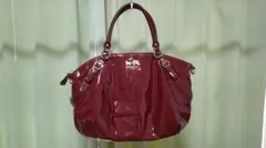 COACH コーチ ハンドバッグ エナメル 平成 Y2K - メルカリ