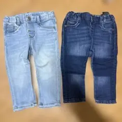 H&M スリムフィットデニムパンツ 2色セット