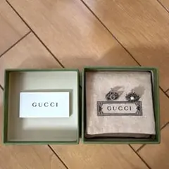 GUCCI GGロゴ 花モチーフ ピアス