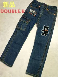 新品タグ付き　DOUBLE.B　mikihouse　長ズボン　デニム　ジーンズ