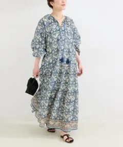 ティアードロングワンピース販売価格14,300円ベイクルーズサイズ38or36