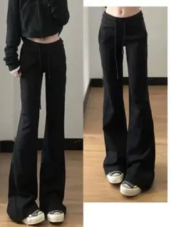 夏秋にピッタリ！　シンプルタイトパンツ！　普段着に最適！　お出かけにも！