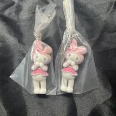 サンリオ ガチャガチャ ミニチュアチャーム ライブキャラクター マイメロディ2点